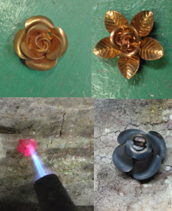 丸カンのロウ付け２－１