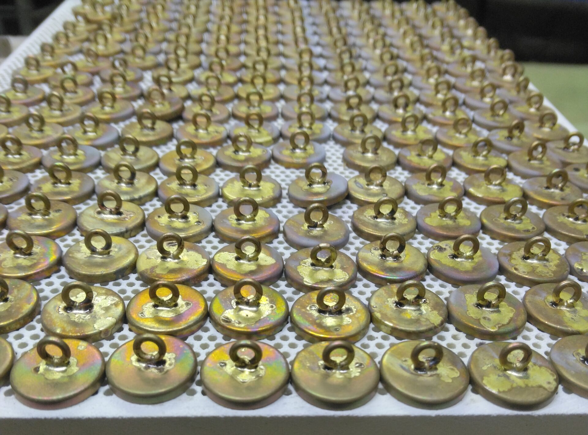 丸カンロウ付け１